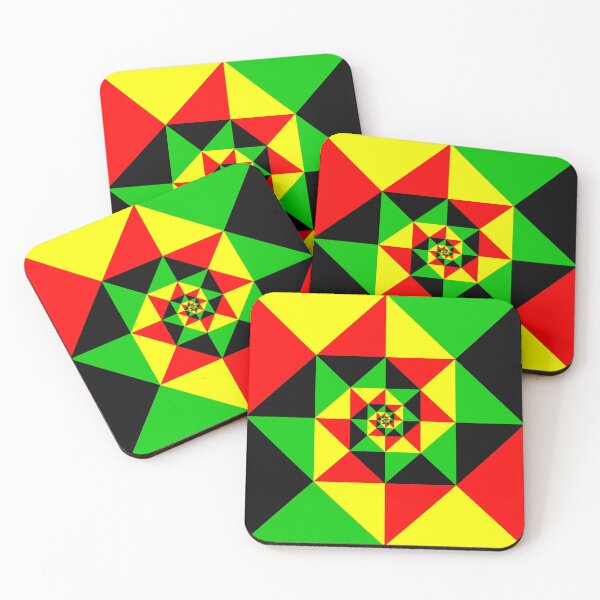 Item preview, Geometric Quilt (Swirl): Summer/Jamaican designed and sold by SarahJosArt.