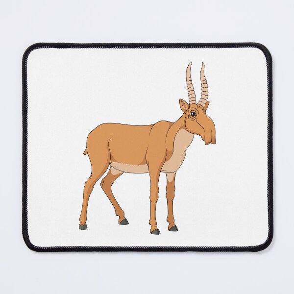 Item preview, Illustration with saiga antelope designed and sold by RizikCat.