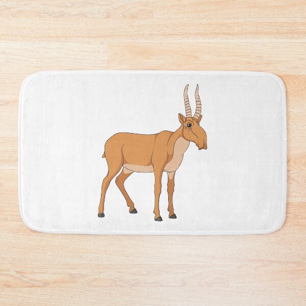 Item preview, Illustration with saiga antelope designed and sold by RizikCat.