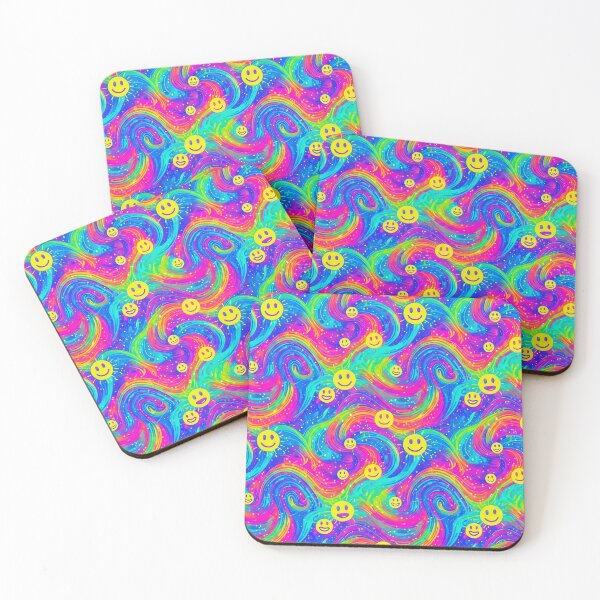 Item preview, Smile through Trippy Rainbow Waves designed and sold by MuseMavenDesign.