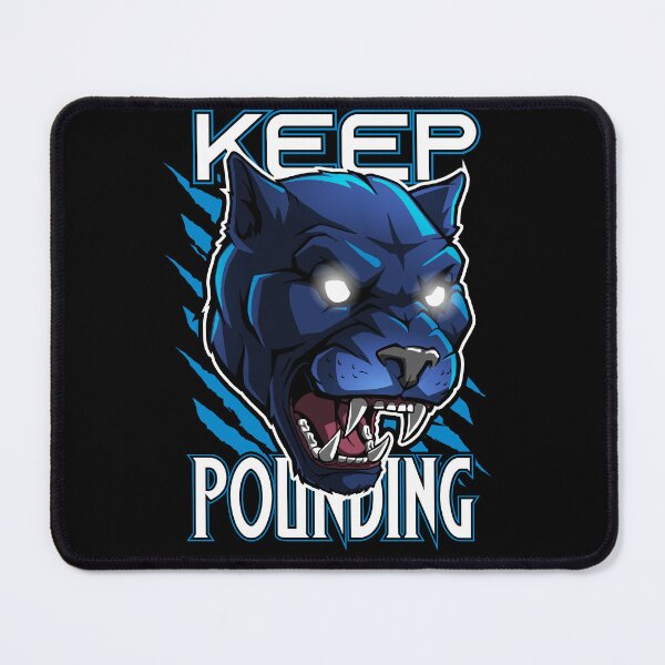 Item preview, Keep Pounding - Fierce Blue Panther Spirit Illustration designed and sold by Canache.