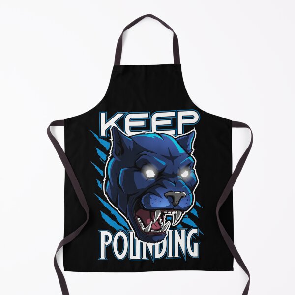 Item preview, Keep Pounding - Fierce Blue Panther Spirit Illustration designed and sold by Canache.