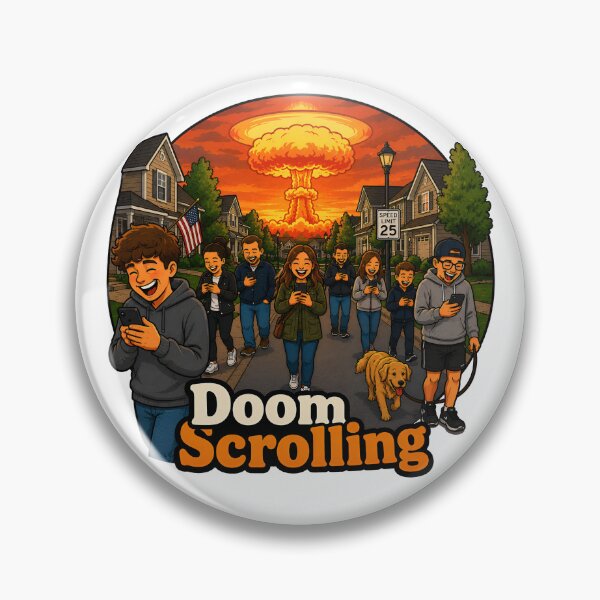 Item preview, Doom Scrolling designed and sold by JakeMauiDesign.