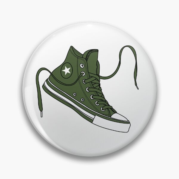 Item preview, Garden green high tops designed and sold by MickeyEdwards.