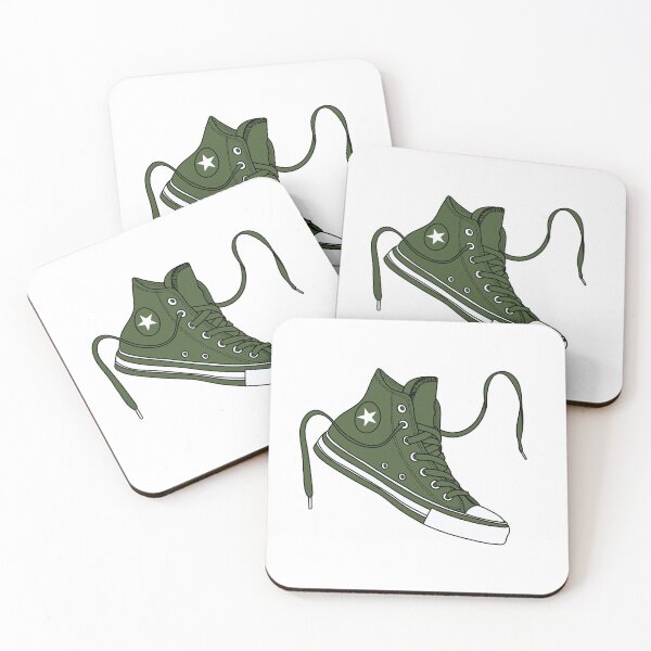 Item preview, Garden green high tops designed and sold by MickeyEdwards.