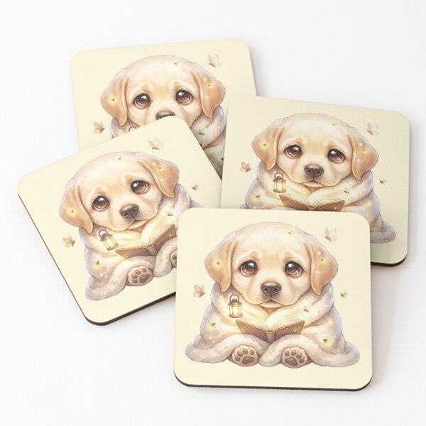 Item preview, Cozy Storytime Labrador Glow designed and sold by MythicCotton.