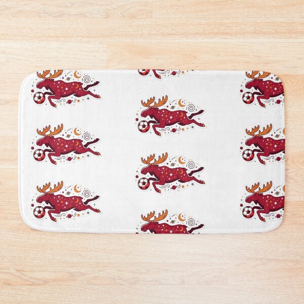 Item preview, ​Cosmic Moose Soccer Player Sticker designed and sold by NadinGerasi.