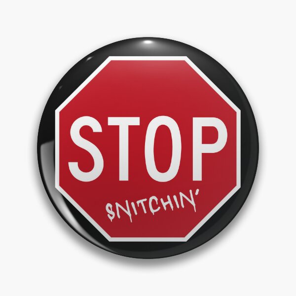 Item preview, Stop Snitchin Stop Sign designed and sold by ADFDesigns.