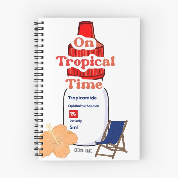 Item preview, 'On Tropical Time' Tropicamide Bottle designed and sold by eyeballislife.