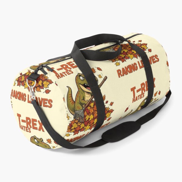 Item preview, **T-Rex Hates Raking Leaves – Funny Fall Dinosaur Design** designed and sold by CallisC-Arts.