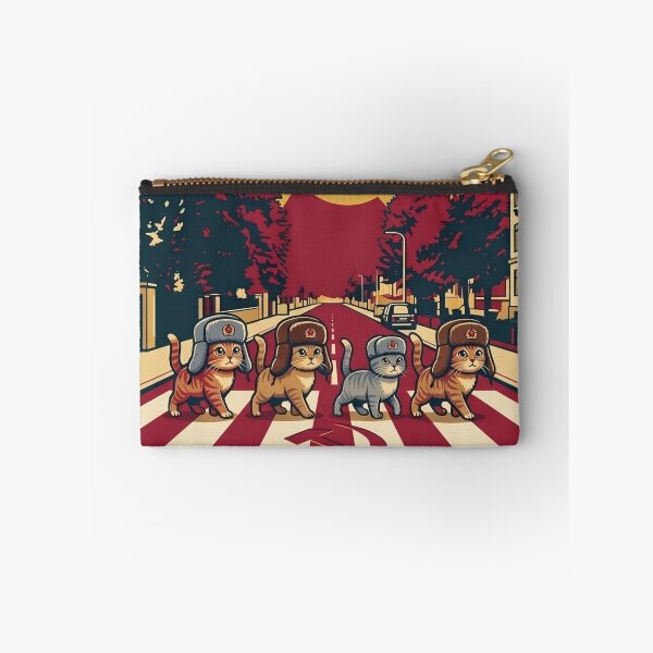 Item preview, Cats Abbey Road Parody - Funny Communist Meme designed and sold by DanniJordan.