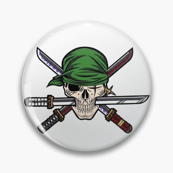 Item preview, Skull Samurai Pirate Anime Style Sword Warrior T-Shirt Design designed and sold by LegendsOfLife37.