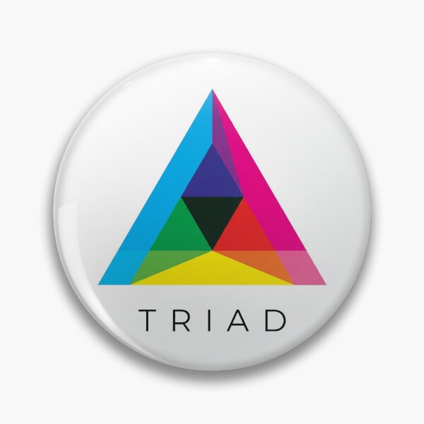 Item preview, Harmonious Triad Modern Minimalist Color Art designed and sold by DuckOddity.
