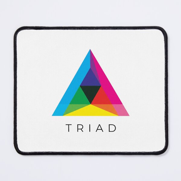 Item preview, Harmonious Triad Modern Minimalist Color Art designed and sold by DuckOddity.