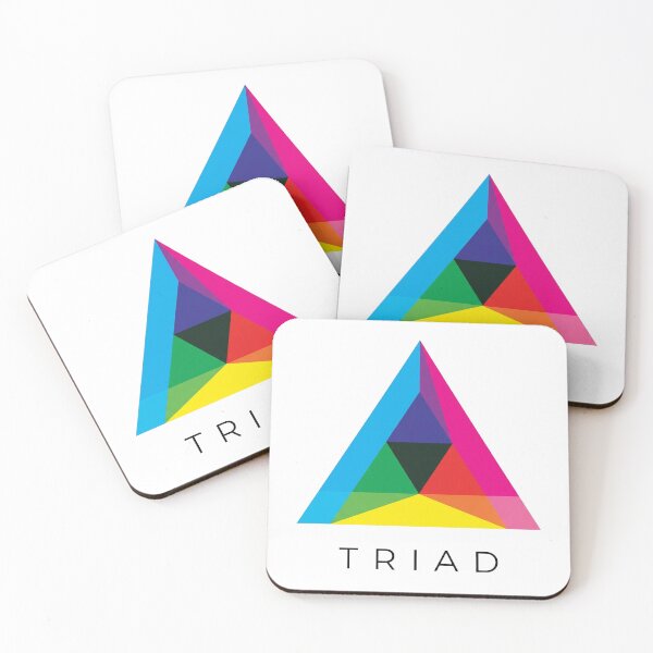 Item preview, Harmonious Triad Modern Minimalist Color Art designed and sold by DuckOddity.