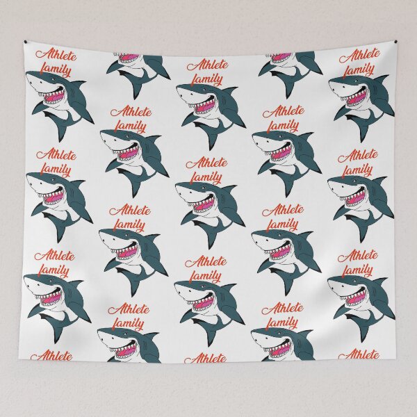 Item preview, shark designed and sold by Dashedathlete10.