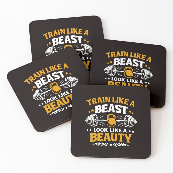 Item preview, Train Like A Beast Look Like A Beauty Gym Design. designed and sold by Tonutanustylora.