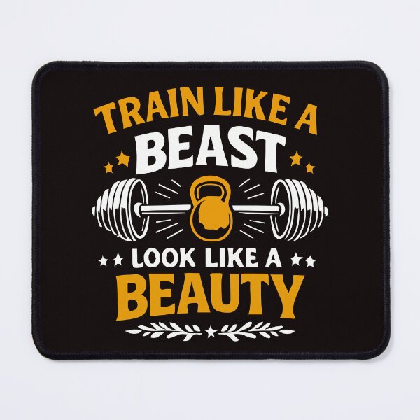 Item preview, Train Like A Beast Look Like A Beauty Gym Design. designed and sold by Tonutanustylora.