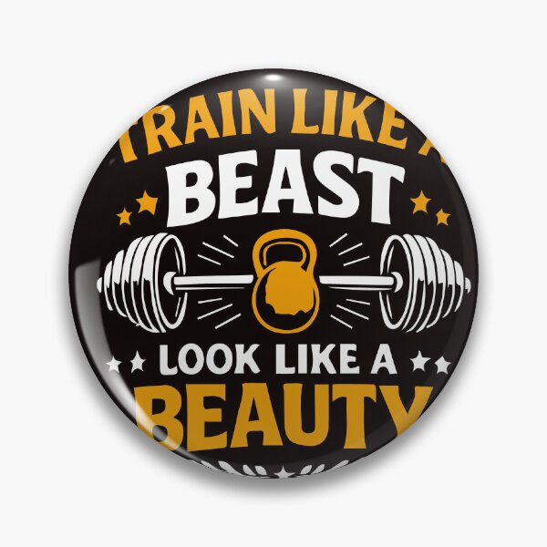 Item preview, Train Like A Beast Look Like A Beauty Gym Design. designed and sold by Tonutanustylora.