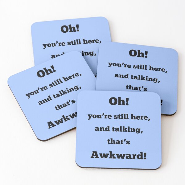 Item preview, Funny, sarcastic phrase, office humor, awkward designed and sold by AndysTeeShop.