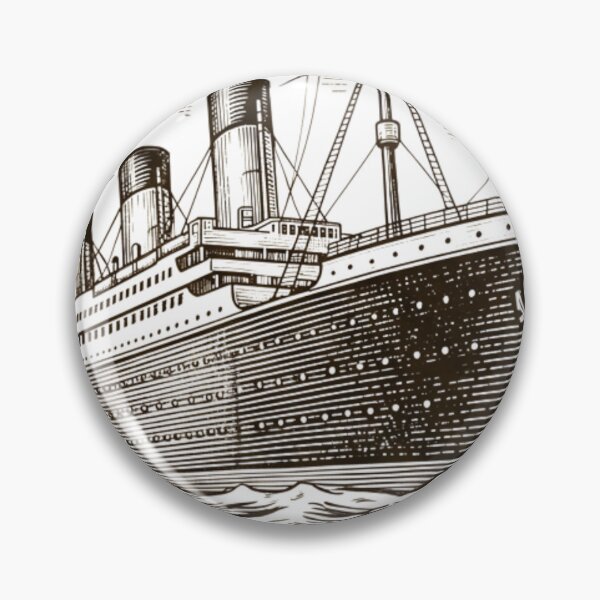 Item preview, Unsinkable Titanic – Retro Style designed and sold by PosiPrints.