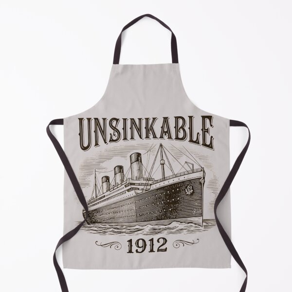 Item preview, Unsinkable Titanic – Retro Style designed and sold by PosiPrints.
