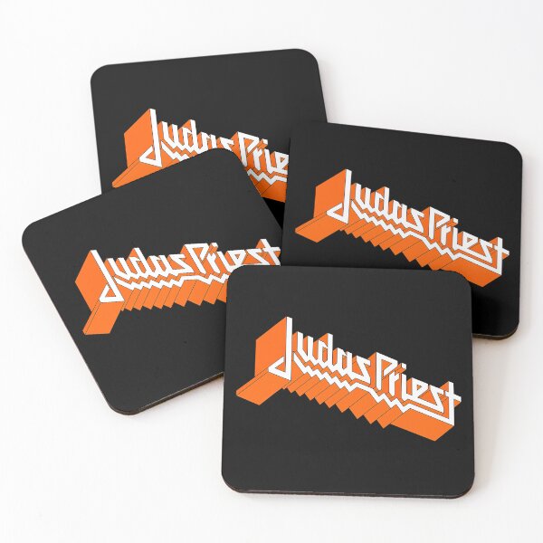 Item preview, Judas Priest Classic Orange Typography Art designed and sold by 1001T-Shirt.
