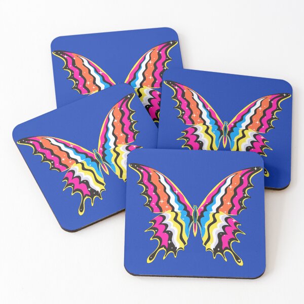 Item preview, Y2K Chrome Butterfly Sticker designed and sold by inkfusionhub99.