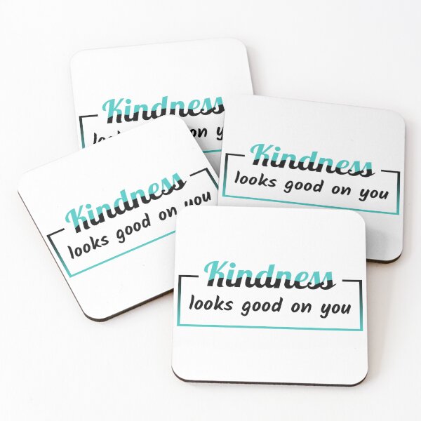 Item preview, Kindness Looks Good On You Aesthetic Typography designed and sold by PixelParinda.