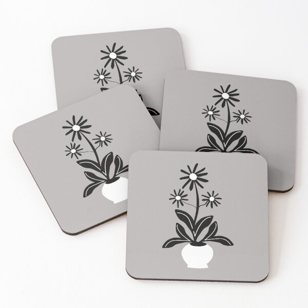 Item preview, Minimalist Black And White Botanical Artwork designed and sold by DesignsVault.