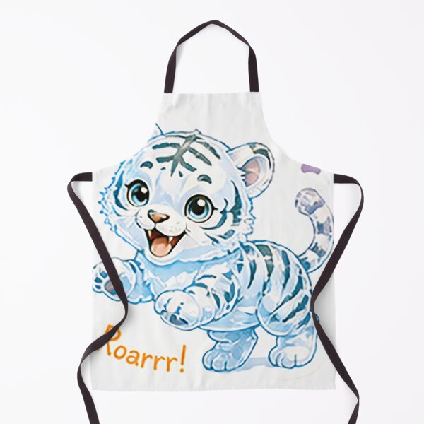 Item preview, White Tiger Roarrr! l: Cute Animal Collection designed and sold by SharpnShine by Mellow.