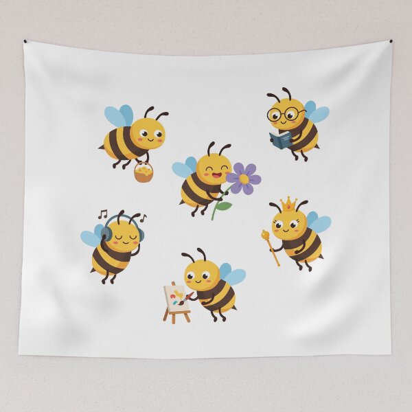 Item preview, Cute Busy Bee Set designed and sold by BetweenForms.