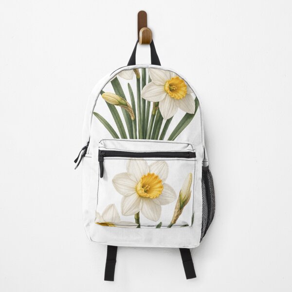 Item preview, Elegant Narcissus Daffodil Botanical Illustration | Spring Floral Nature Art designed and sold by Joyfulfabric.