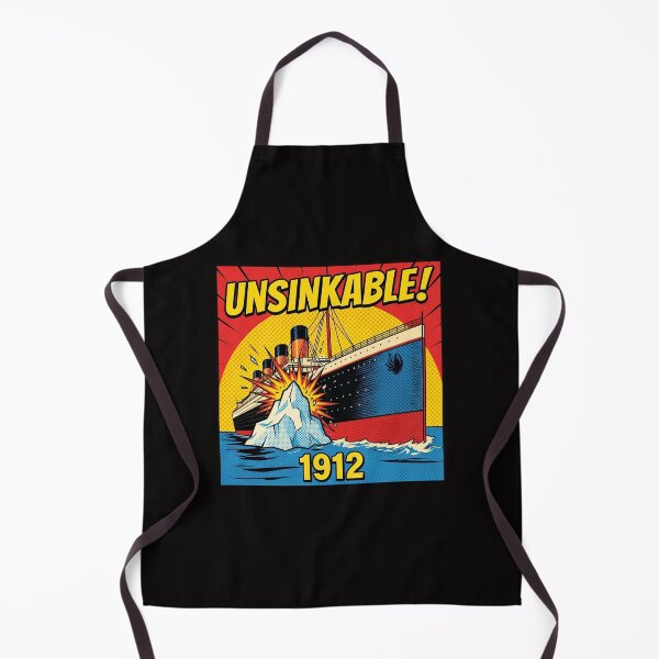 Item preview, Unsinkable Titanic – Historical Poster Retro Style 1912 designed and sold by PosiPrints.