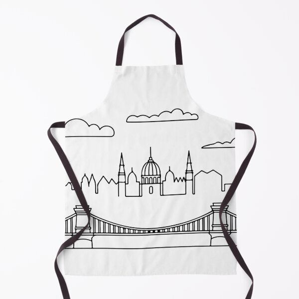 Item preview, Budapest LineArt – Skyline City Outline designed and sold by EmeraldeaDesign.
