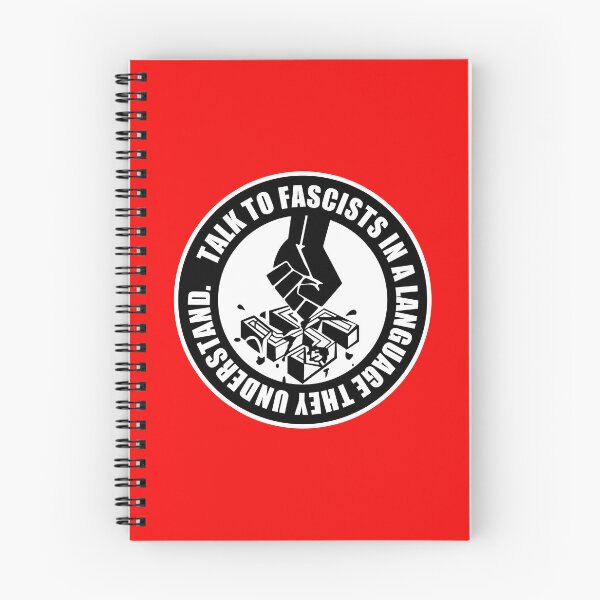 Item preview, talk to fascists in a language they understand(ANTIFA) designed and sold by remerasnerdas.