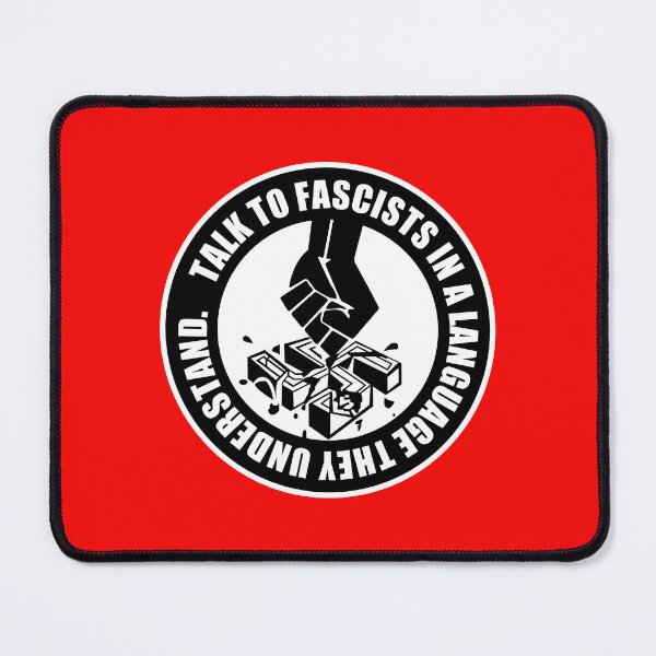 Item preview, talk to fascists in a language they understand(ANTIFA) designed and sold by remerasnerdas.
