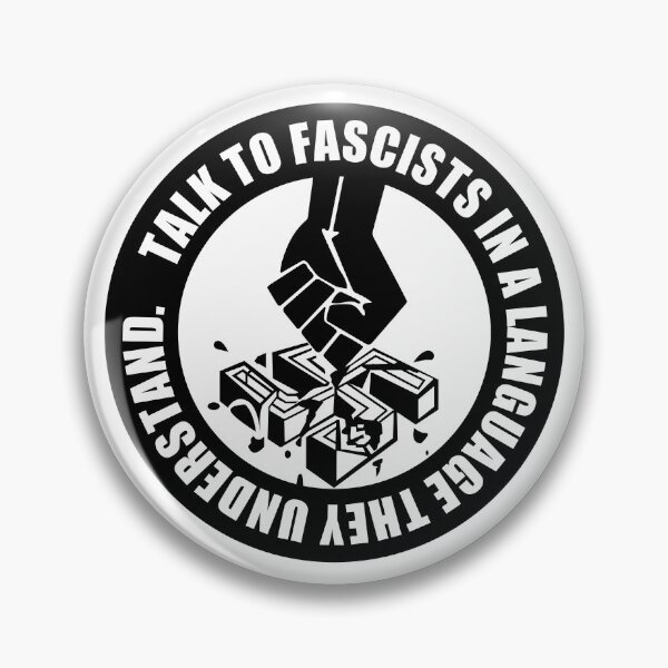 Item preview, talk to fascists in a language they understand(ANTIFA) designed and sold by remerasnerdas.