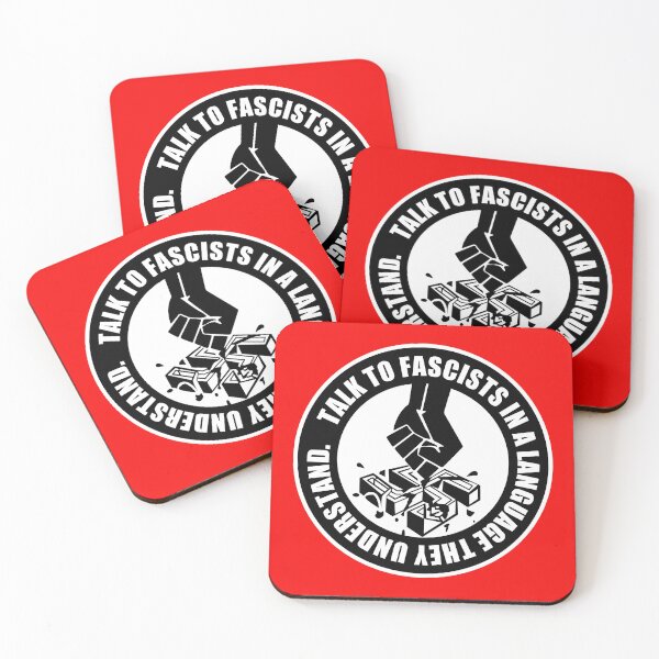 Item preview, talk to fascists in a language they understand(ANTIFA) designed and sold by remerasnerdas.