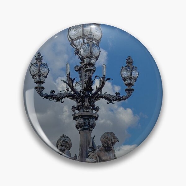 Item preview, An Elegant Light Fixture on the Pont Alexandre III over the river Seine designed and sold by Trevor and Photos.
