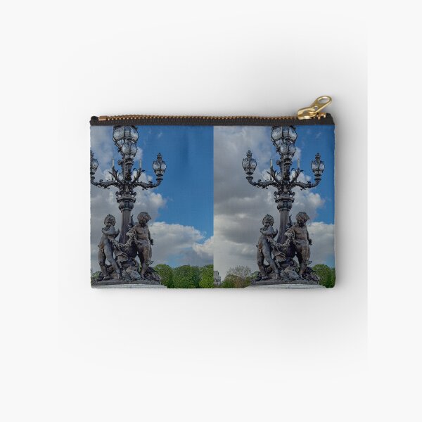 Item preview, An Elegant Light Fixture on the Pont Alexandre III over the river Seine designed and sold by Trevor and Photos.
