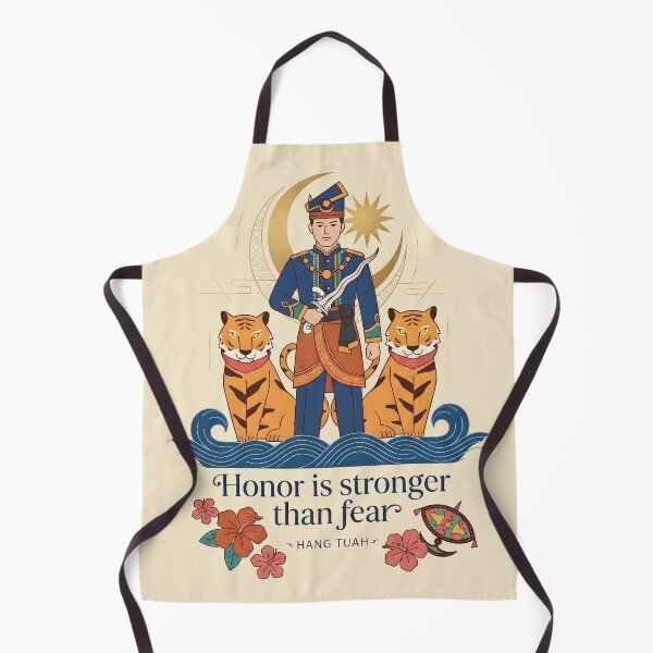 Item preview, Legendary Hang Tuah Warrior with Malaysian Tiger designed and sold by VoidAnimeStudio.