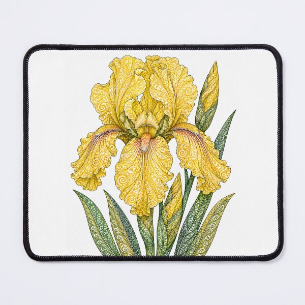 Item preview, Yellow Bearded Iris designed and sold by PaintedbyCarol.