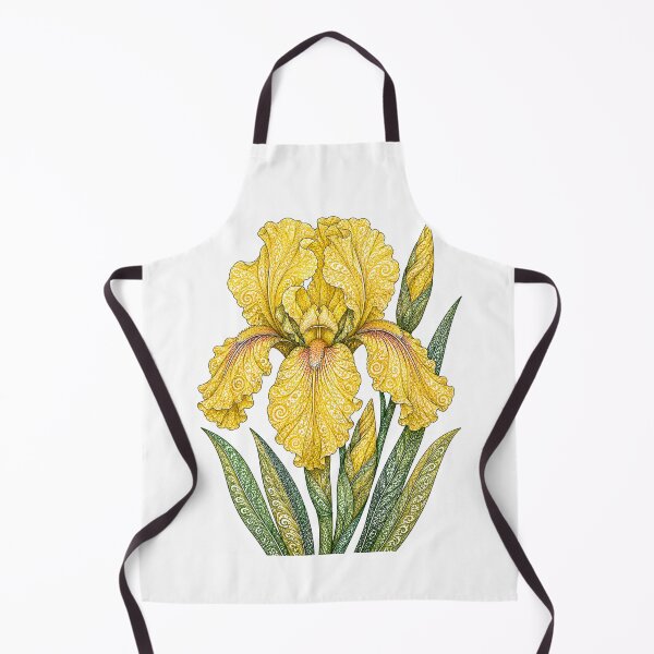 Item preview, Yellow Bearded Iris designed and sold by PaintedbyCarol.