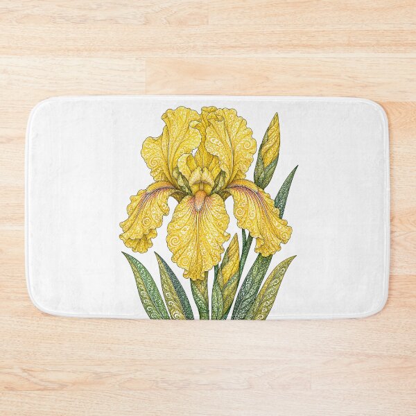 Item preview, Yellow Bearded Iris designed and sold by PaintedbyCarol.