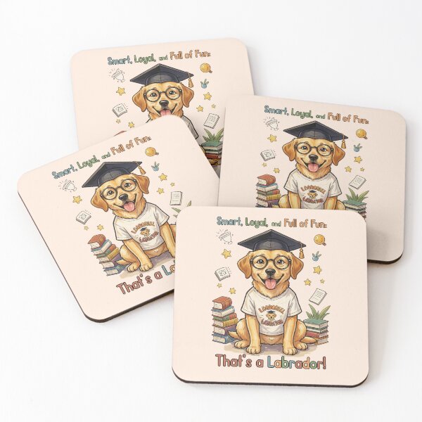 Item preview, Smart, Loyal, and Full of Fun: That’s a Labrador! – Cute Academic Dog Design designed and sold by CallisC-Arts.