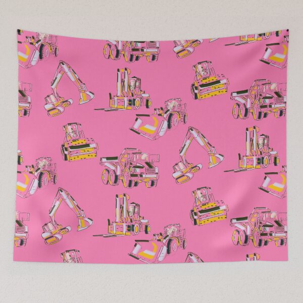 Item preview, Pink Construction Vehicle Pattern for Women Operators designed and sold by TheTradesStore.