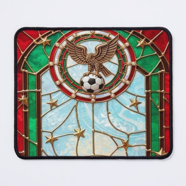 Item preview, Mexican Football Stained Glass Art designed and sold by BriSher.