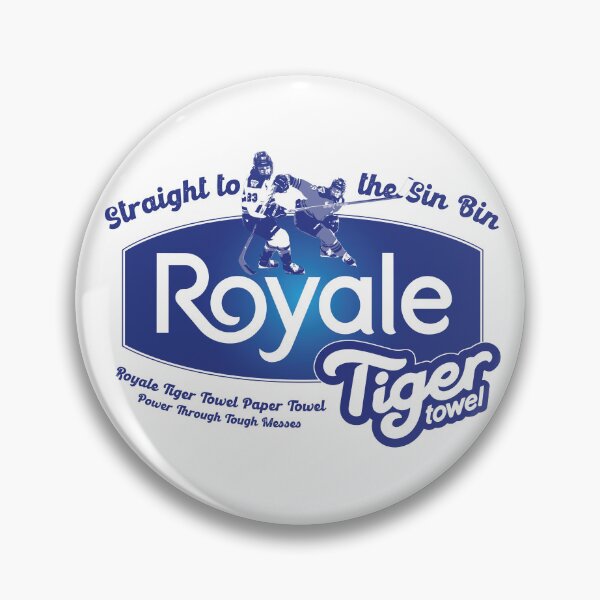 Item preview, Straight to the Sin Bin - Royale Tiger Towel designed and sold by RichardsSignCo.