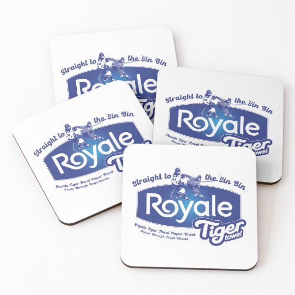 Item preview, Straight to the Sin Bin - Royale Tiger Towel designed and sold by RichardsSignCo.